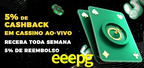 Promoções do cassino ao Vivo eeepg
